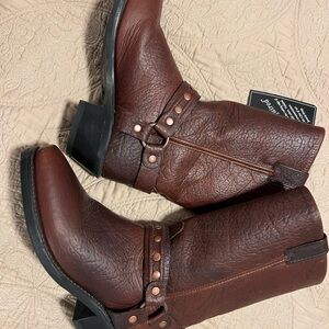 Sage western leather Boots size 9 woman’s